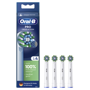 Oral-B Cross Action EB 50-4 końcówki do szczoteczki elektrycznej, 4 szt.