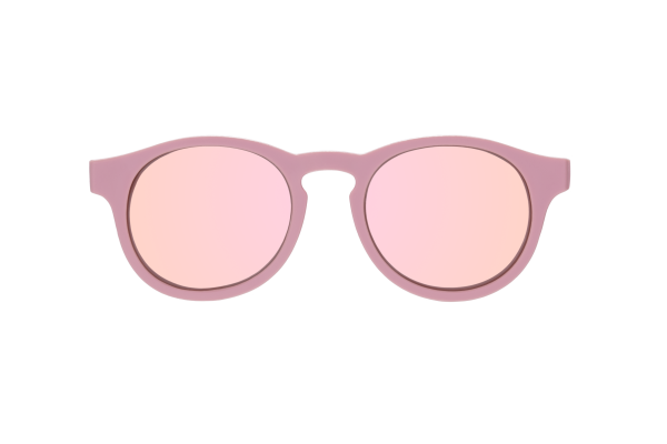 BABIATORS Polarized Keyhole Pretty in Pink, lustrzane okulary przeciwsłoneczne z polaryzacją, różowy, 3-5 lat