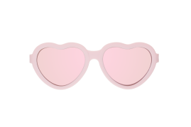 BABIATORS Original Heart Ballerina Pink, lustrzane okulary przeciwsłoneczne, różowy, 3-5 lat