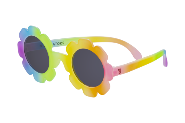 BABIATORS Original Flower, Flower Power, okulary przeciwsłoneczne tęcza,0-2 lata